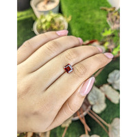 1.69 Ct. Red Rhodolite Garnet from Ceylon (Sri Lanka) Life Style