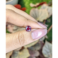 1.53 Ct. Purplish Red Rhodolite Garnet from Ceylon (Sri Lanka) Life Style