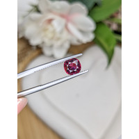 1.53 Ct. Purplish Red Rhodolite Garnet from Ceylon (Sri Lanka) Life Style