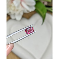 1.82 Ct. Purplish Pink Rhodolite Garnet from Ceylon (Sri Lanka) Life Style