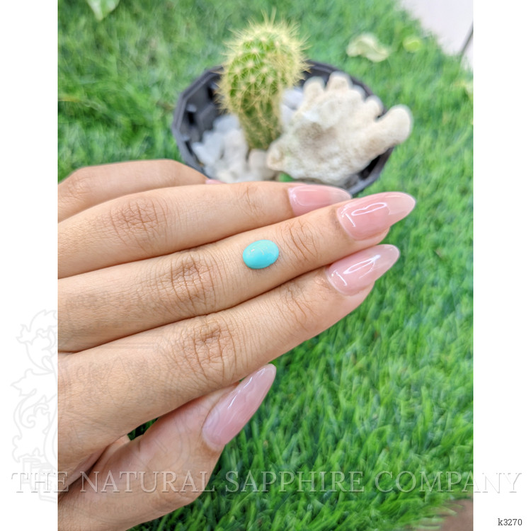 1.24 Ct. Cabochon Turquoise from Persia