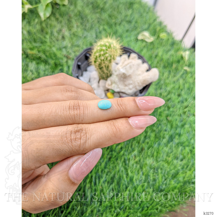 1.24 Ct. Cabochon Turquoise from Persia