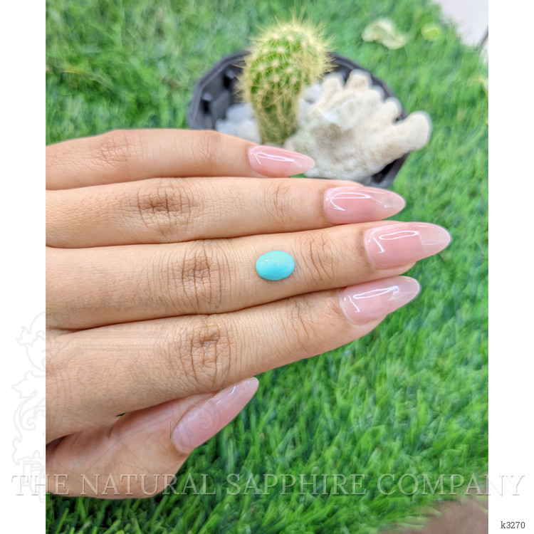 1.24 Ct. Cabochon Turquoise from Persia