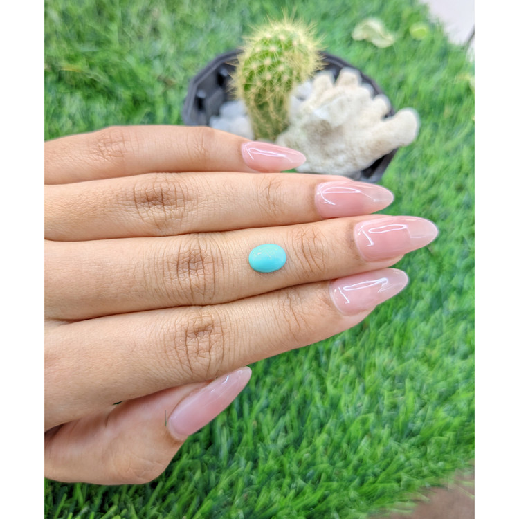 1.24 Ct. Cabochon Turquoise from Persia