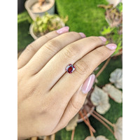 1.40 Ct. Purplish Pink Rhodolite Garnet from Ceylon (Sri Lanka) Life Style