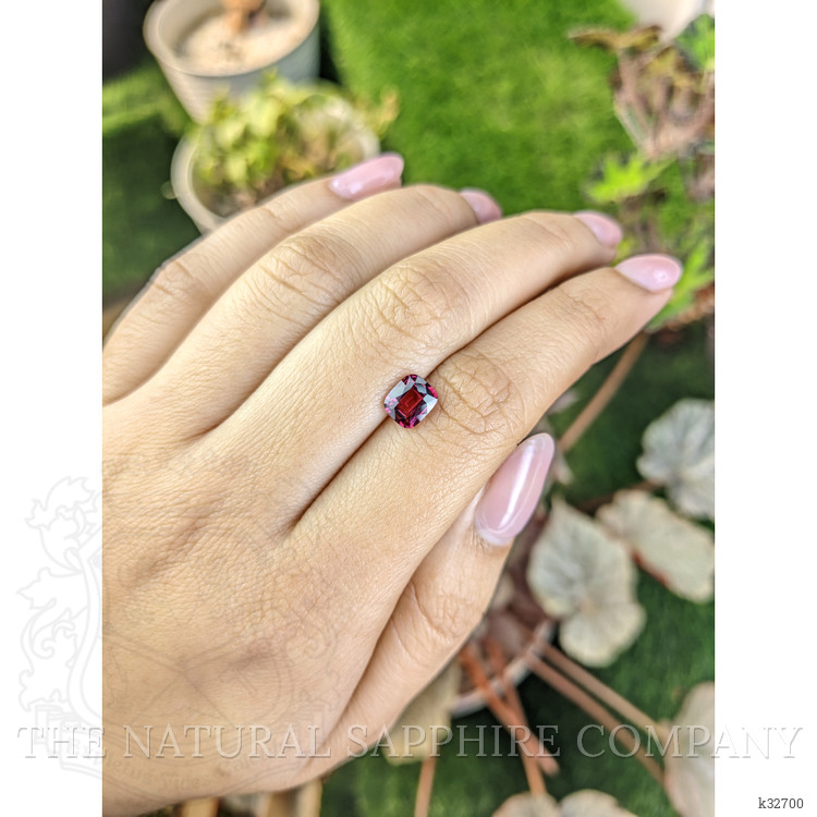 1.40 Ct. Purplish Pink Rhodolite Garnet from Ceylon (Sri Lanka)
