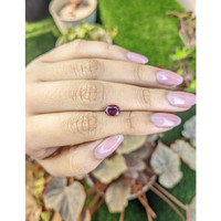 1.64 Ct. Purplish Pink Rhodolite Garnet from Ceylon (Sri Lanka) Life Style