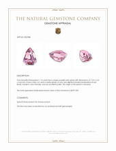 1.14 Ct. Purplish Pink Spinel from Tanzania Appraisal