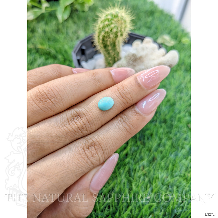 1.27 Ct. Cabochon Turquoise from Persia