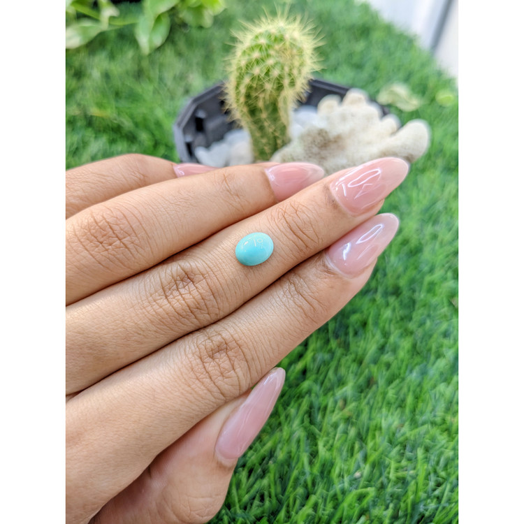 1.27 Ct. Cabochon Turquoise from Persia