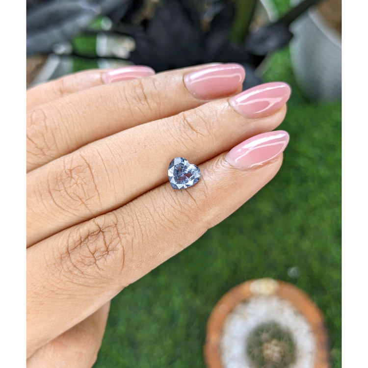 1.24 Ct. Purplish Blue Spinel from Tanzania