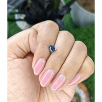 1.02 Ct. Purplish Blue Spinel from Tanzania Life Style