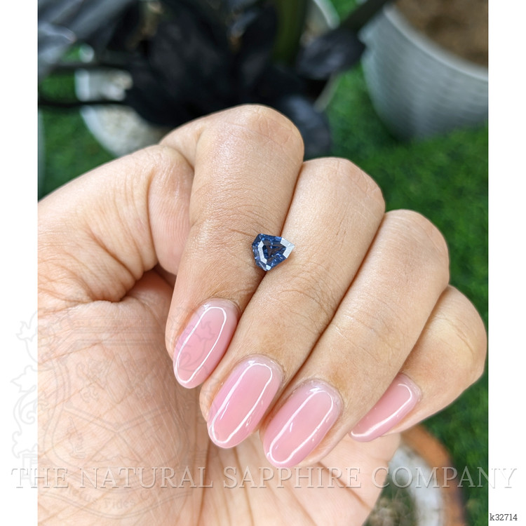 1.02 Ct. Purplish Blue Spinel from Tanzania
