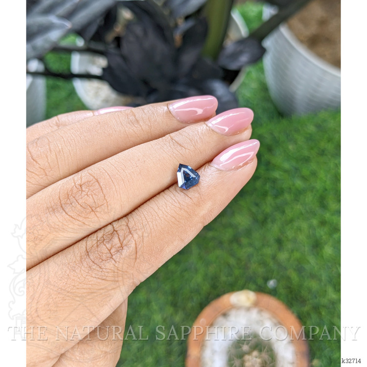 1.02 Ct. Purplish Blue Spinel from Tanzania