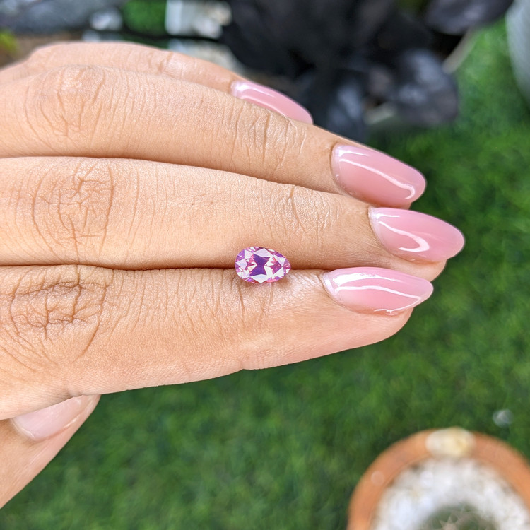 1.02 Ct. Purplish Pink Spinel from Tanzania
