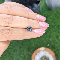 1.53 Ct. Greyish Blue Spinel from Tanzania Life Style