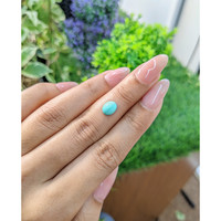 1.27 Ct. Cabochon Turquoise from Persia Life Style