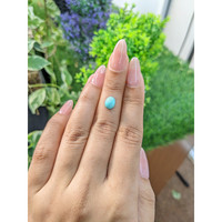 1.27 Ct. Cabochon Turquoise from Persia Life Style