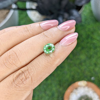 2.14 Ct. Green Kornerupine from Tanzania Life Style
