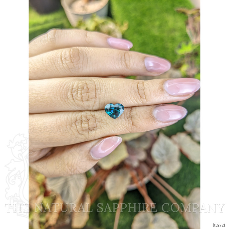 2.51 Ct. Greenish Blue Spinel from Ceylon (Sri Lanka)