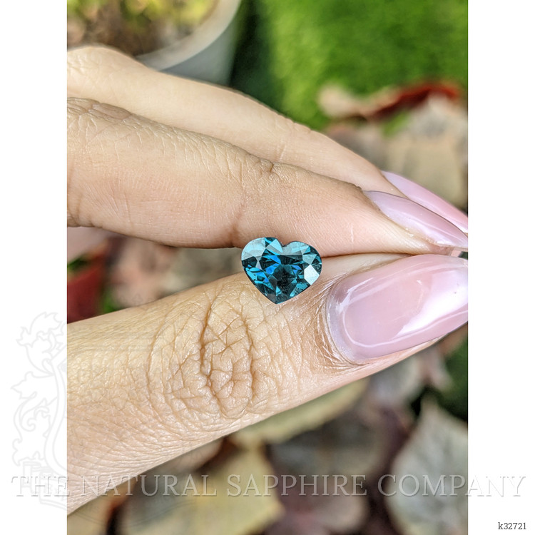 2.51 Ct. Greenish Blue Spinel from Ceylon (Sri Lanka)