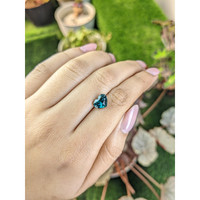 2.51 Ct. Greenish Blue Spinel from Ceylon (Sri Lanka) Life Style