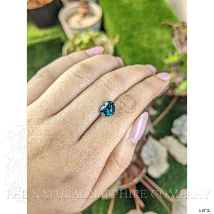 2.51 Ct. Greenish Blue Spinel from Ceylon (Sri Lanka)