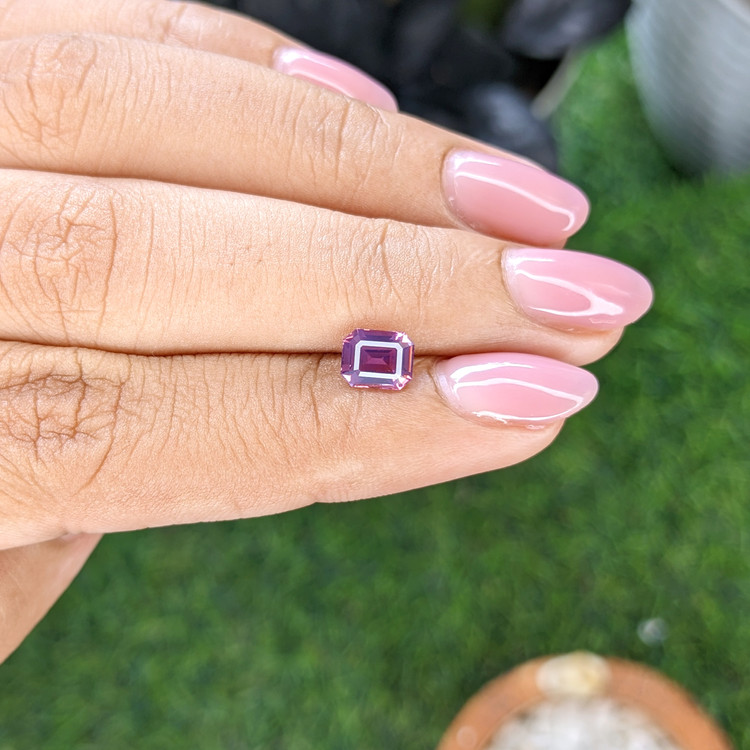 1.09 Ct. Pinkish Purple Spinel from Tanzania