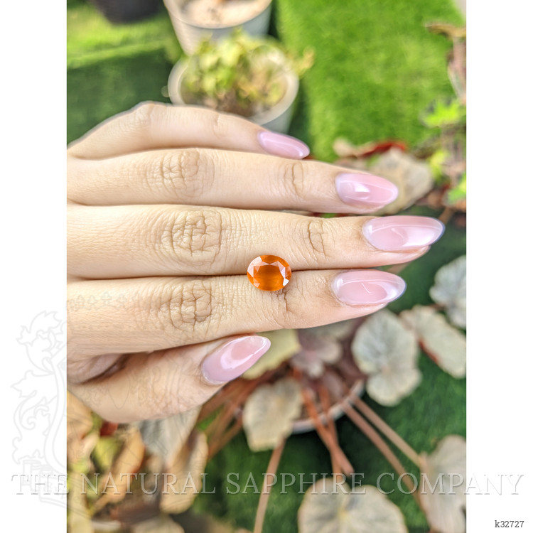 3.03 Ct. Orange Spessartite Garnet from Madagascar