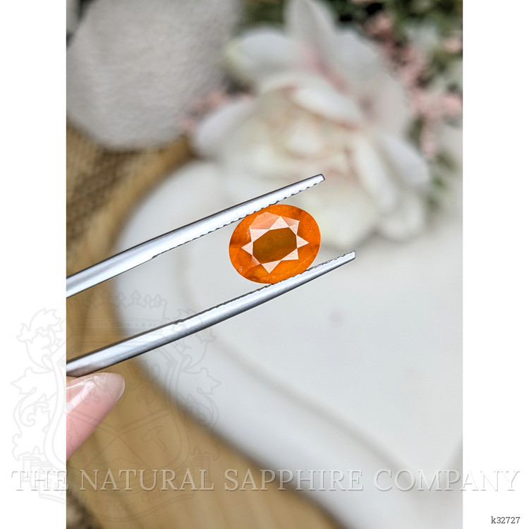 3.03 Ct. Orange Spessartite Garnet from Madagascar