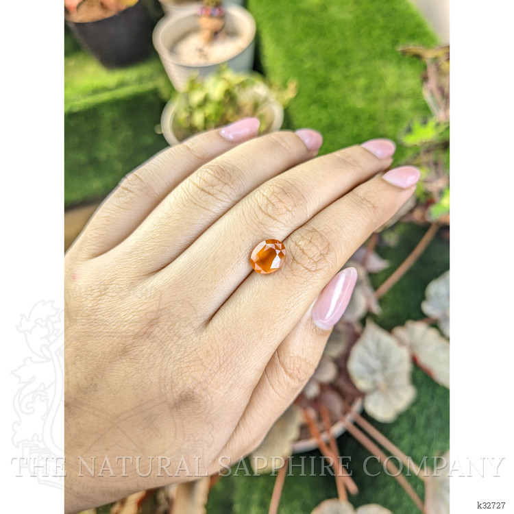 3.03 Ct. Orange Spessartite Garnet from Madagascar