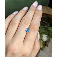1.24 Ct. Blue Aquamarine from Brazil Life Style