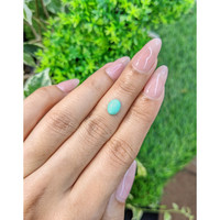 1.28 Ct. Cabochon Turquoise from Persia Life Style