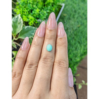 1.28 Ct. Cabochon Turquoise from Persia Life Style