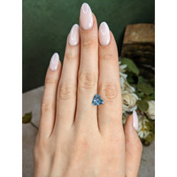 2.04 Ct. Blue Aquamarine from Brazil Life Style