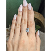 2.51 Ct. Blue Aquamarine from Brazil Life Style
