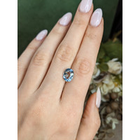 3.16 Ct. Blue Aquamarine from Brazil Life Style
