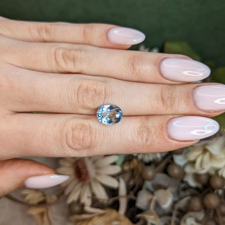 3.16 Ct. Blue Aquamarine from Brazil