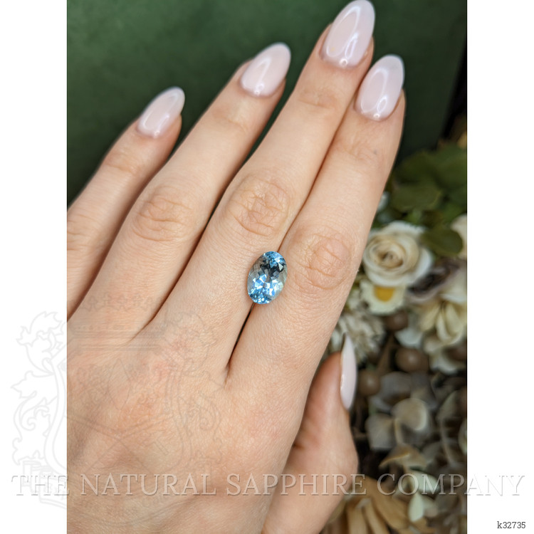 3.39 Ct. Blue Aquamarine from Ceylon (Sri Lanka)