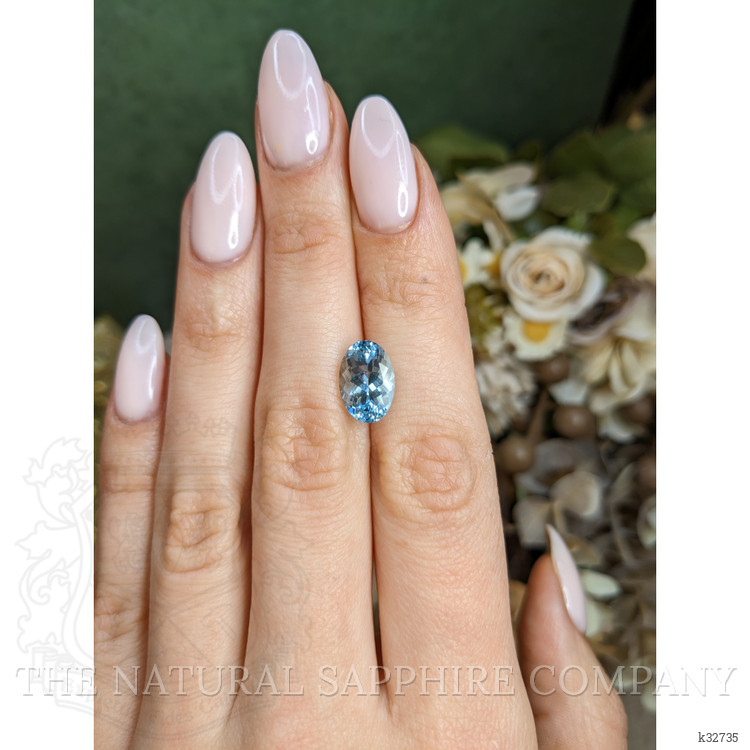 3.39 Ct. Blue Aquamarine from Ceylon (Sri Lanka)