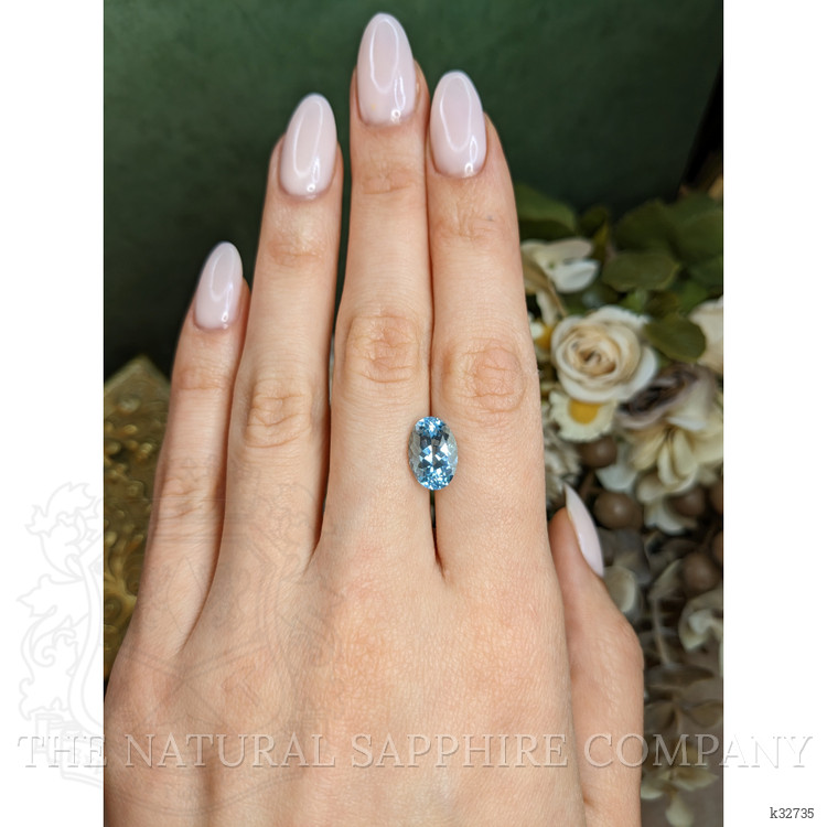 3.39 Ct. Blue Aquamarine from Ceylon (Sri Lanka)