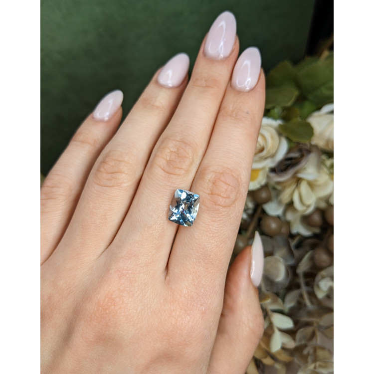 3.89 Ct. Blue Aquamarine from Brazil