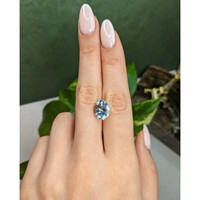 4.00 Ct. Blue Aquamarine from Brazil Life Style