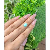 1.38 Ct. Cabochon Turquoise from Persia Life Style