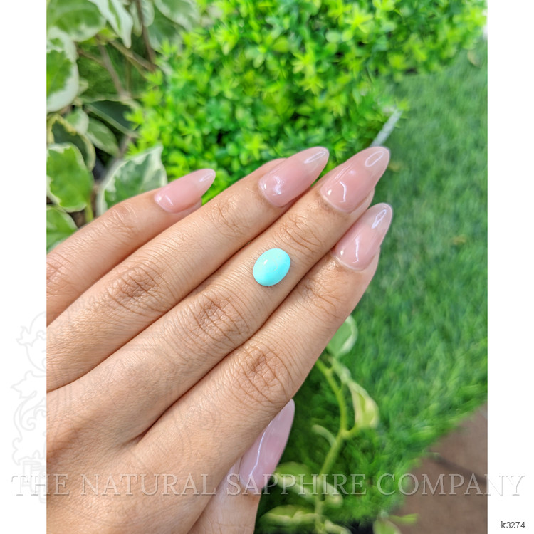 1.38 Ct. Cabochon Turquoise from Persia