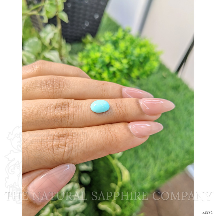 1.38 Ct. Cabochon Turquoise from Persia