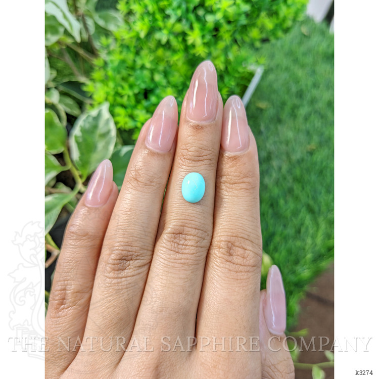 1.38 Ct. Cabochon Turquoise from Persia