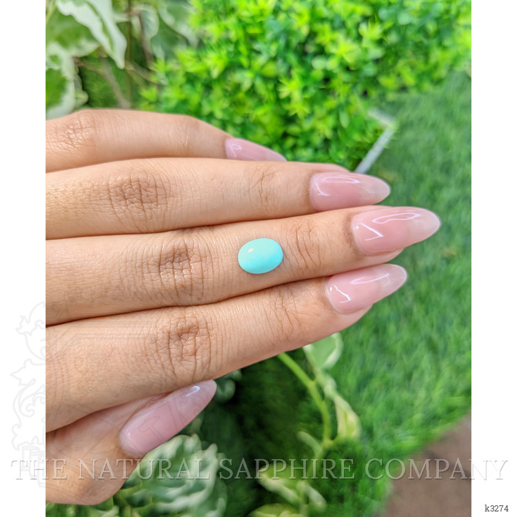 1.38 Ct. Cabochon Turquoise from Persia