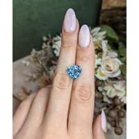 4.55 Ct. Blue Aquamarine from Brazil Life Style