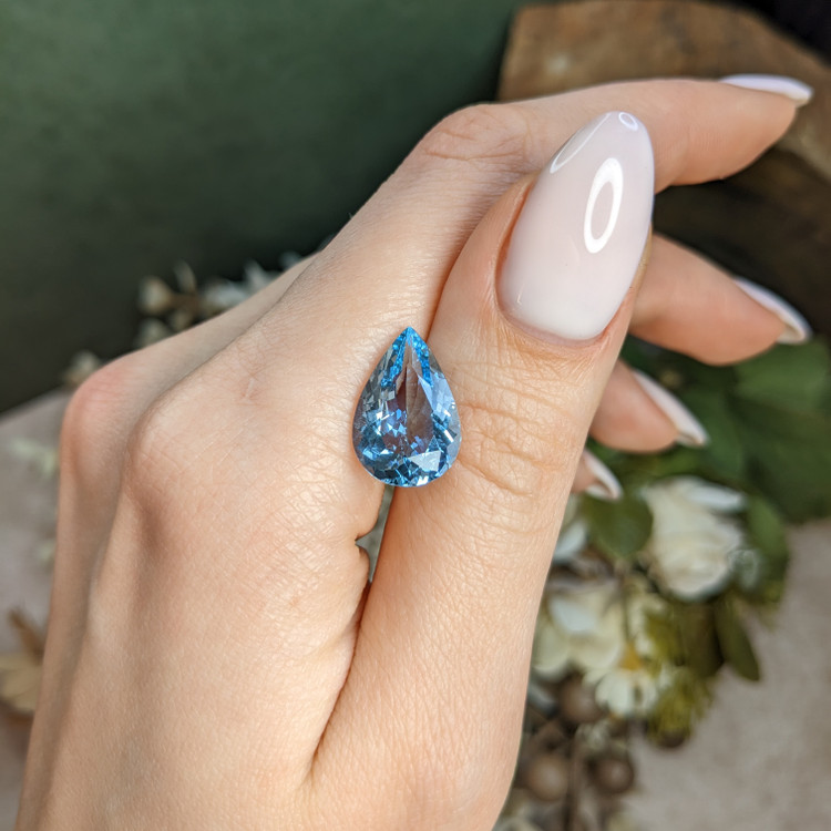 5.89 Ct. Blue Aquamarine from Brazil